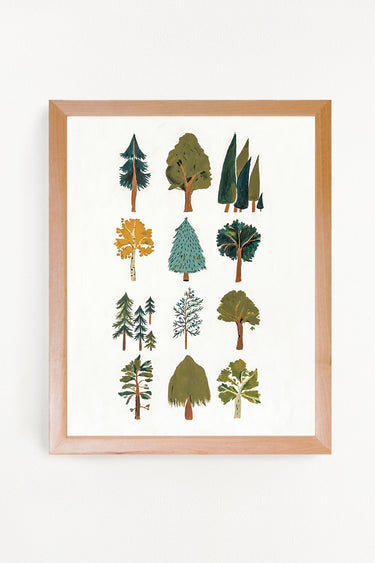 Clementine Kids, Forest Trees Art